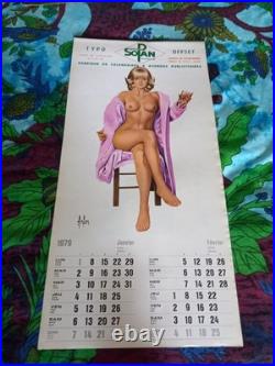 Calendrier Aslan Pin Up 1979