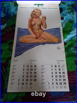 Calendrier Aslan Pin Up 1979