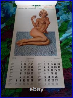 Calendrier Aslan Pin Up 1979