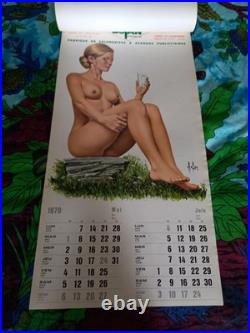 Calendrier Aslan Pin Up 1979