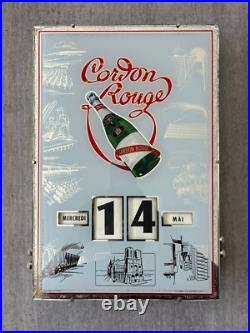 Calendrier perpétuel A. GERRER 1964 GH. Mumm Cordon Rouge
