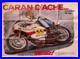 Caran d'Ache/Affiche publicitaire/Moto Yamaha/Sonauto/350 CC/Affiche moto