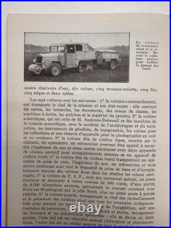 Carte Magnifique Croisière Jaune Citroën 1931 Asie Dossier Complet Super État