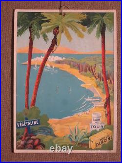 Carton Pub Vegetaline Port Cote Phare Marseille Superbe