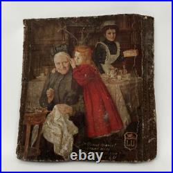 Carton publicitaire LU Jean Sanna 1900 Quelle Chance! A5273