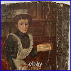 Carton publicitaire LU Jean Sanna 1900 Quelle Chance! A5273