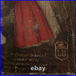 Carton publicitaire LU Jean Sanna 1900 Quelle Chance! A5273