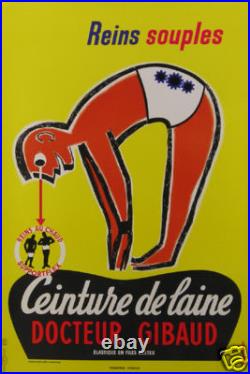 Ceinture Du Docteur Gibaud Affiche Années 60
