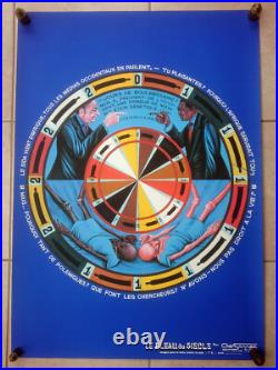 Chéri SAMBA Affiche sérigraphie sur le Sida 1993