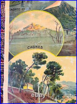 Cie des Tramways de Nice et du Littoral Nice Monte-Carlo Menton. Départs t