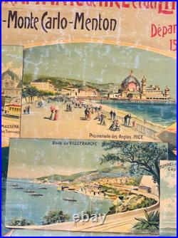 Cie des Tramways de Nice et du Littoral Nice Monte-Carlo Menton. Départs t