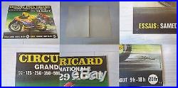 Circuit Paul Ricard Affiche Essais Course Internationale 1971 Original Moto Rare