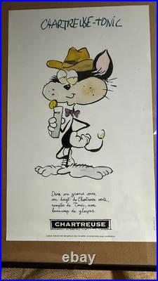 Collection Absolue Série Complète 3 Affiches CHARTREUSE Cocktails