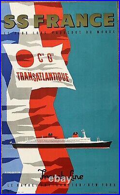 Compagnie Générale Transatlantique, French Line France J Jacqueline