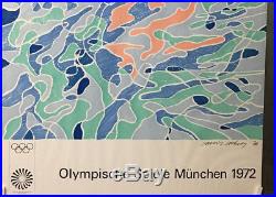 David Hockney touristique Sport olympique Olympische Spiele München 1972