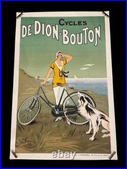 De Dion bouton/Affiche publicitaire/cycle/vélo
