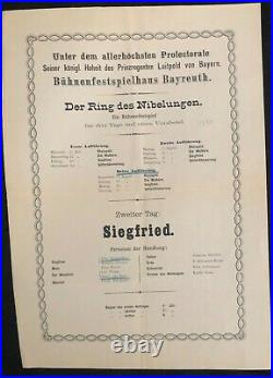 Der Ring Des Nibelungen Siegfried 1897 Richard Wagner