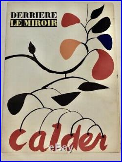 Derriere Le Miroir 1954 Calder Poemes Lithographies Maeght