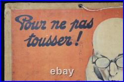 Edouard COURCHINOUX (1891-1968) Affiche publicitaire Bonbons Père Antonio 95x65