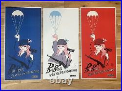 Ensemble de 3 affiches anciennes originales Babette 1959 LEFOR OPENO