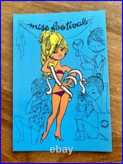 Ensemble de 6 cartes postales illustrées par Lefor Openo années 50-60
