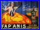 Fap Anis Original Vintage Liquor Poster c1920 by Maurice Delval