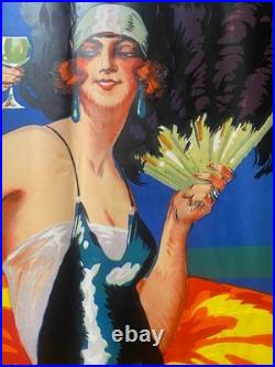 Fap Anis Original Vintage Liquor Poster c1920 by Maurice Delval