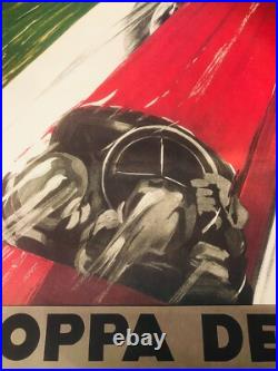 Federico Seneca, Vers 1950 COPPA DELLA PERUGINA Affiche Vintage Originale