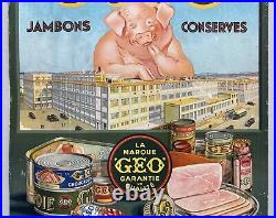 GEO Jambons Cochon au-dessus de l'usine du Kremlin-Bicêtre / Joe Bridge /Porc