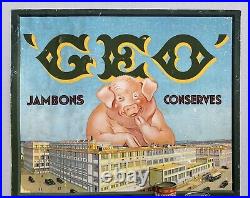 GEO Jambons Cochon au-dessus de l'usine du Kremlin-Bicêtre / Joe Bridge /Porc