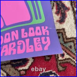 GILLES MONET Affiche Originale YARDLEY Shado 1960 Psychédélique Mod Pop ABÉTAT