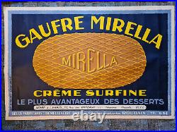 Gaufre Mirella ancien affiche 1925