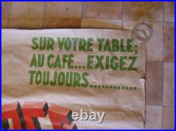 Géo YRRAB affiche originale couleur 1931 SOURCE VERDIER 160 x 120 cm Avèze GARD