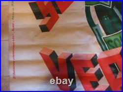 Géo YRRAB affiche originale couleur 1931 SOURCE VERDIER 160 x 120 cm Avèze GARD
