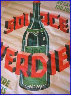 Géo YRRAB affiche originale couleur 1931 SOURCE VERDIER 160 x 120 cm Avèze GARD