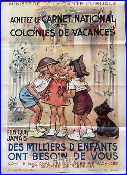 Germaine Bouret, Affiche ancienne, affiche publicitaire