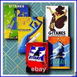 Gitanes/5x Affiches/1985/Publicité/Tabac/Cigarettes/France/Paris/Vintage/Classic