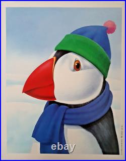 Glaxo Affiche Publicitaire Originale Pingouin Gsk 80's