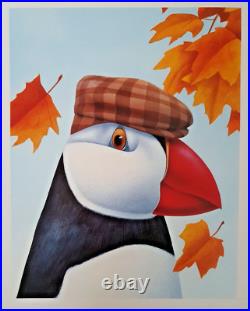Glaxo Affiche Publicitaire Originale Pingouin Gsk 80's