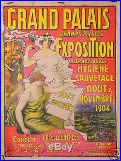 Grand Palais Exposition Internationale Hygiene Sauvetage Arts Industriels 1904