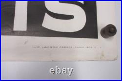 Grande Affiche Ancienne litho PUB / SPORT CATCH. 118X80cm superbe état