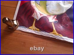 Grande Affiche Lithographiee Mother Goose (oie), Old Poster