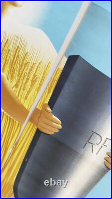 Grande affiche originale Emprunts de la défense nationale, Paul colin