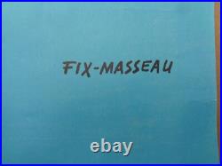 Grande affiche originale loterie nationale 1956 156 cm x 115,5 cm Fix-Masseau