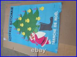 Grande affiche originale loterie nationale 1956 156 cm x 115,5 cm Fix-Masseau