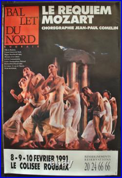 Grande affiche spectacle Le requiem de Mozart 1991