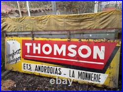 Grandes tôles publicitaire FRIGECO ancienne