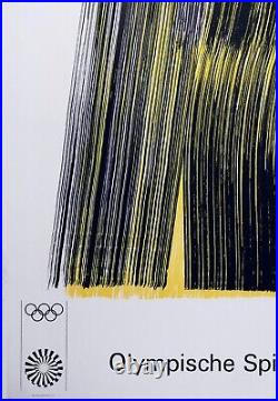 HARTUNG Hans. Olympische Spiele München 1972. Affiche lithographique 100x64 cm