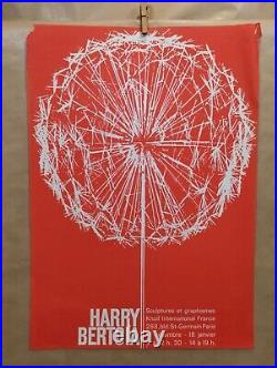 Harry Bertoia Knoll International Paris Pub Affiche Poster Original