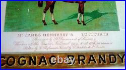 Hennessy Affiche Publicitaire Grand National Course 1909-10 Gagnant Lutteur III